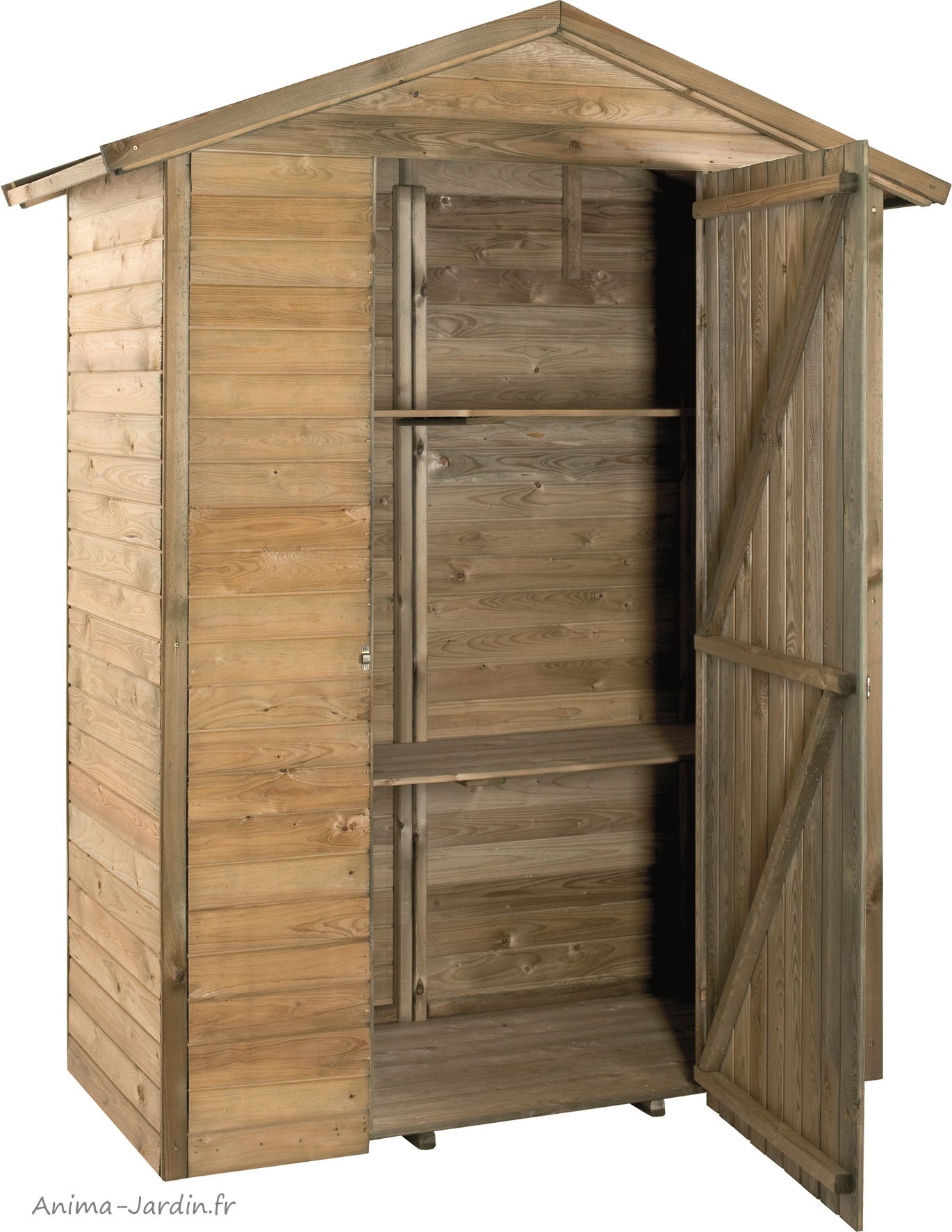 Armoire de rangement, bois autoclave, 0,98 m², petit abri de jardin